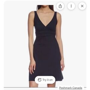 Patagonia Margot Black VNeck Dress, NWT